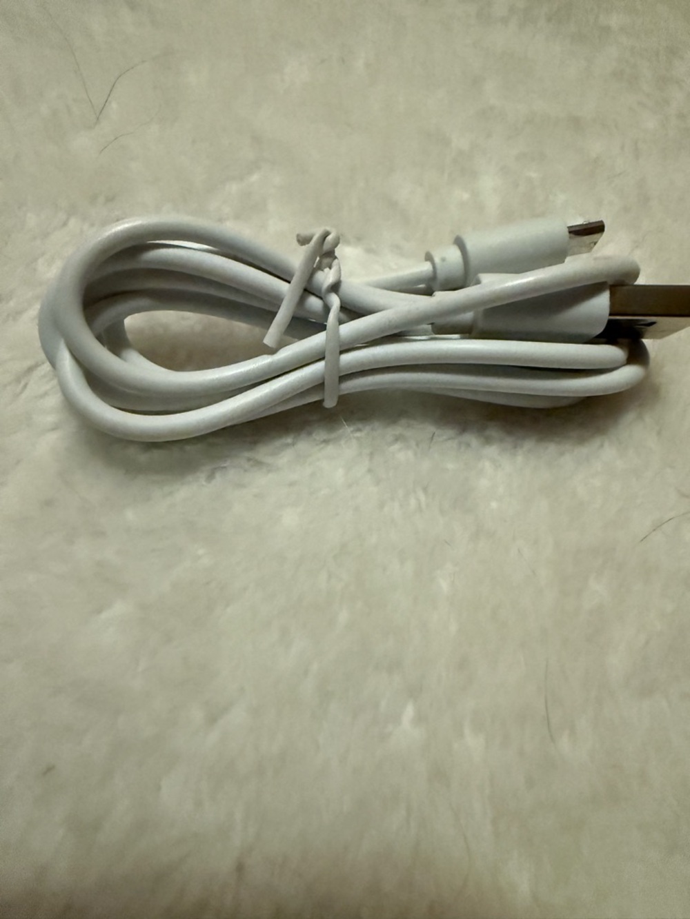White USB Power Cable for IPhone 12